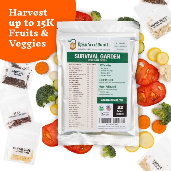 Survival Garden Hairloom Seeds