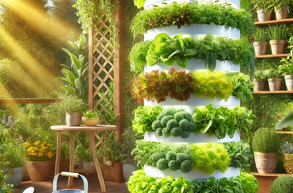 How to Grow a Salad Tower Using the Garden Tower Project 2