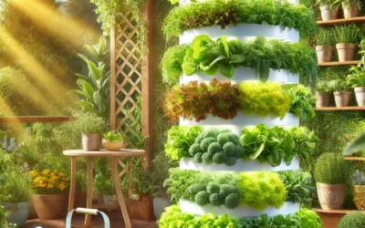 How to Grow a Salad Tower Using the Garden Tower Project 2