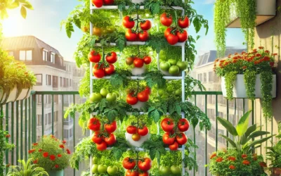 Vertical Gardening Tomatoes Using the Garden Tower Project 2