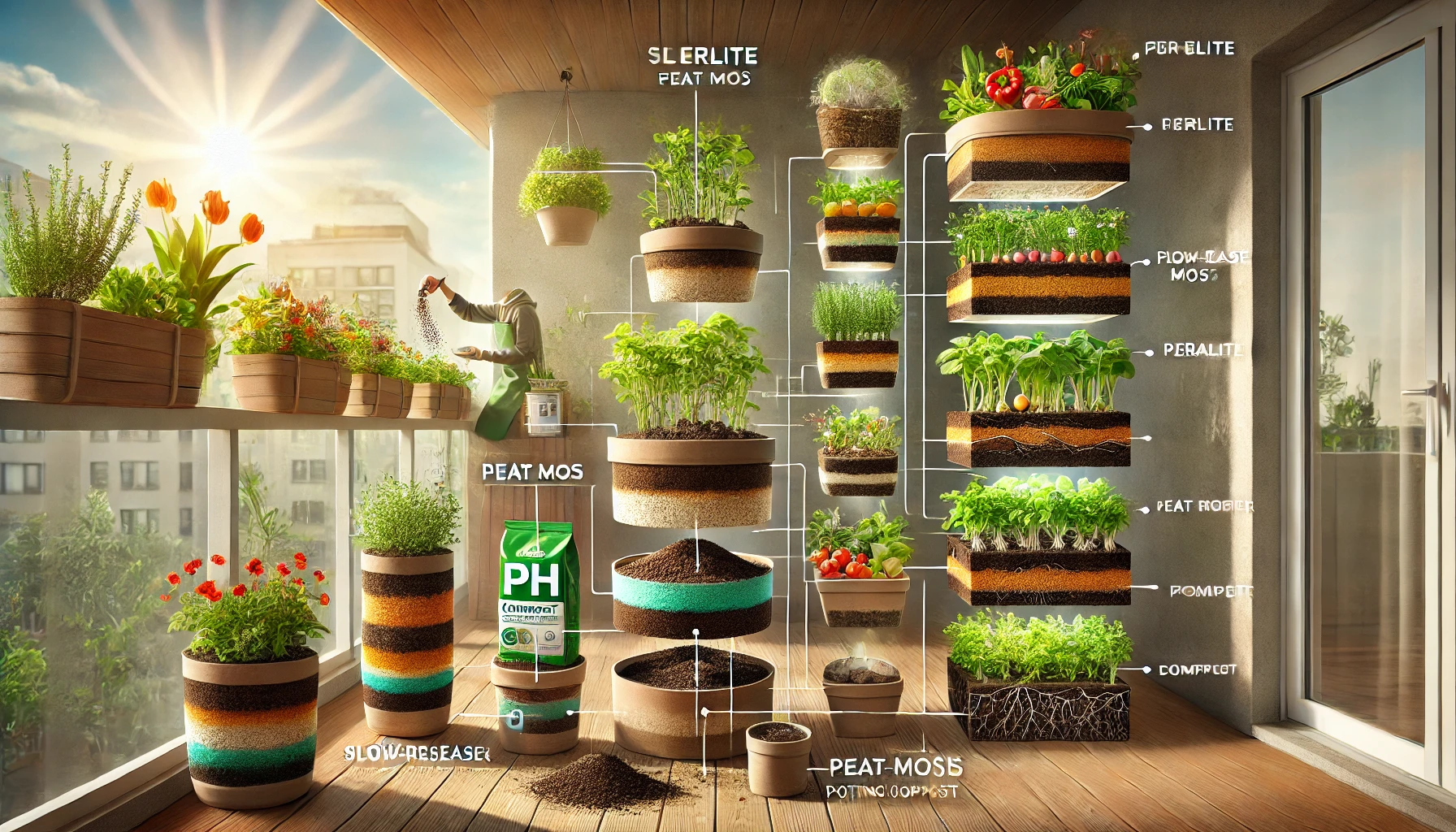 Soil and Nutrient Tips for Apartment Container Gardening Success