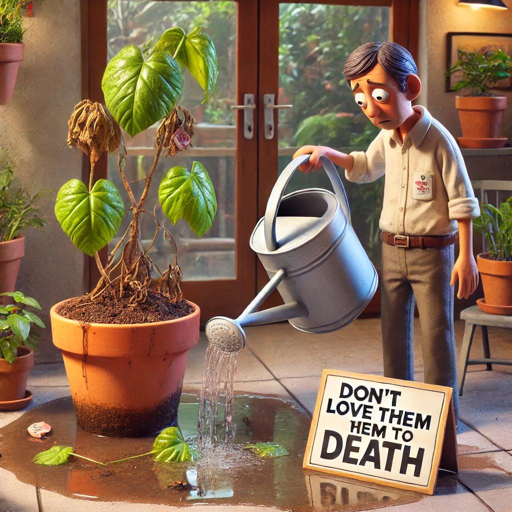 Watering: Don’t Love Them to Death