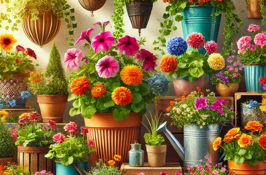 Container Flower Gardening Ideas: 7 Hilarious (& Effortless) Ways to Make Blooms Go Wild