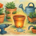 Container Gardening Drainage Holes Too Small