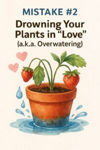 Mistake 2 Drowning Your Plants in Love a.k.a. Overwatering Mistake #2: Drowning Your Plants in “Love” (a.k.a. Overwatering)