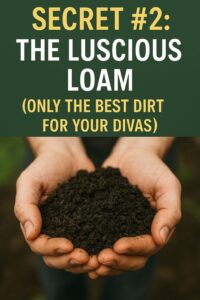 Secret #2: The Luscious Loam (Only the Best Dirt for Your Divas!)
