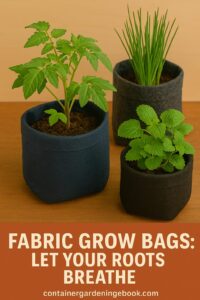 Fabric Grow Bags Let Your Roots Breathe Fabric Grow Bags: Let Your Roots Breathe