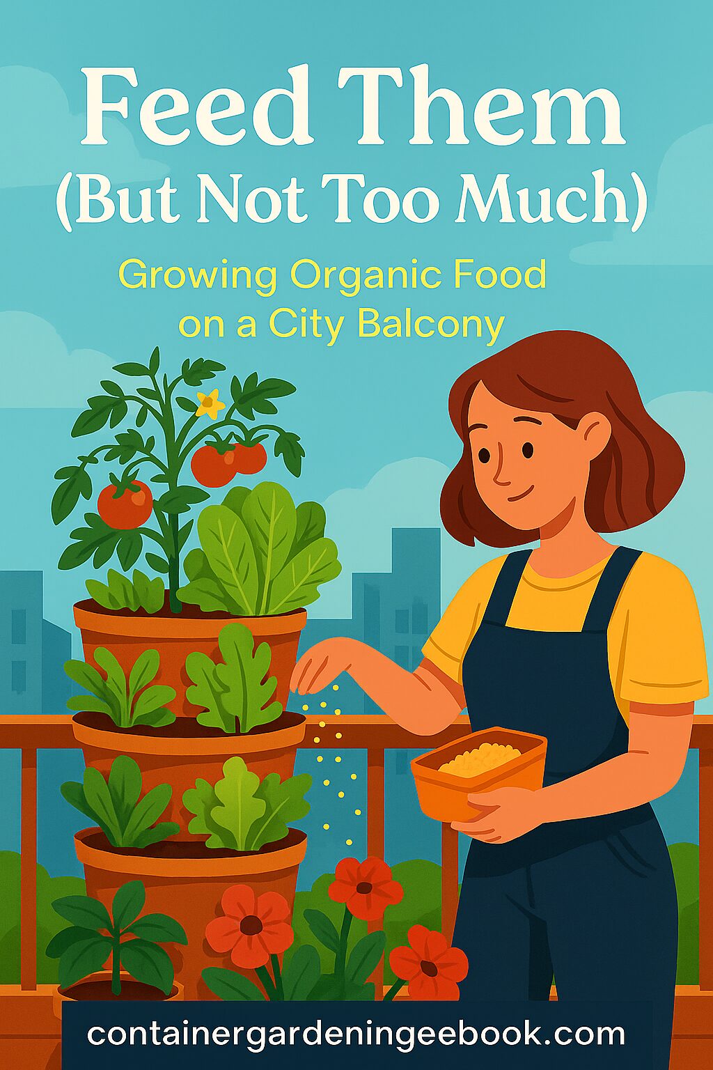Growing organic food on a city balcony Pinterest 8 Feed Them (But Not Too Much)