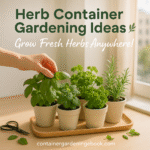 Herb Container Gardening Ideas: Grow Fresh Herbs Anywhere! Herb Container Gardening Ideas Grow Fresh Herbs Anywhere