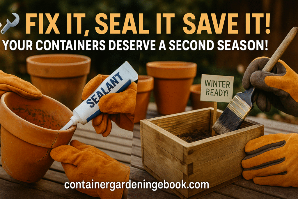 My 7-Step Checklist for End-of-Season Container Cleanup 3 Making Minor Repairs and Protecting Container Materials