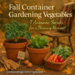 Fall Container Gardening Vegetables 7 Awesome Secrets