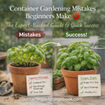 5 Container Gardening Mistakes Beginners Make: The Expert-Backed Guide to Quick Success Container Gardening Mistakes Beginners Make