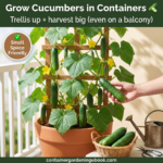 How to Grow Cucumbers in Containers: The Ultimate Guide Grow Cucumbers in Containers
