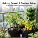 Grow Summer Squash Zucchini in Containers Main