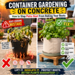Container Gardening on Concrete
