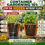 CONTAINER GARDENING 101: HOW TO STOP THE HIDDEN NUTRIENT FLUSH FROM STARVING YOUR PLANTS NUTRIENT FLUSH